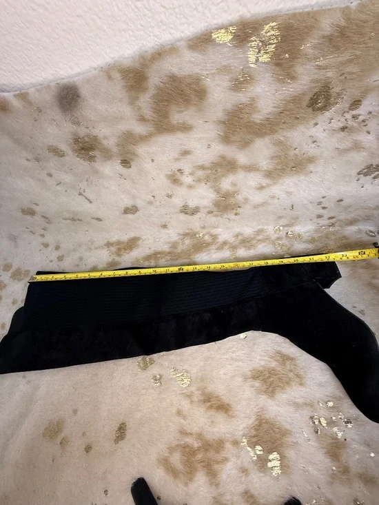 Kenneth Cole Over-The-Knee Boot Ellouise Excellent Women's Leather Suede Black 7 - Picture 8 of 8